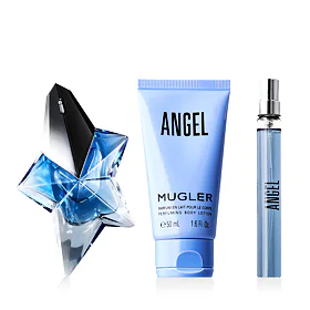 Mugler Angel zestaw dla kobiet Woda perfumowana 50 ml + EDP MINI do napełniania 10 ml + Mleczko do c