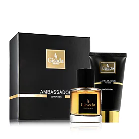 Gisada Ambassador Men zestaw dla mężczyzn Woda perfumowana 50 ml + Żel pod prysznic 100 ml