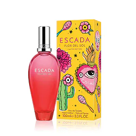 Escada Flor del Sol EDT uszkodzone pudełko dla kobiet 100 ml Uszkodzone pudełko