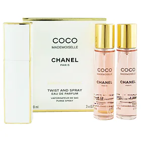 Chanel Coco Mademoiselle EDP do napełniania 20 ml + EDP wkład 2 x 20 ml W