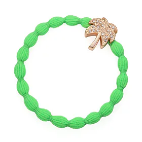 By Eloise London Gold Bling Palm Tree Gumka do włosów dla kobiet