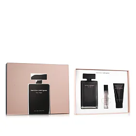 Narciso Rodriguez For Her zestaw dla kobiet Woda toaletowa 100 ml + Woda toaletowa 10 ml + Mleczko d