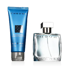 Azzaro Chrome zestaw dla mężczyzn Woda toaletowa 50 ml + Żel pod prysznic 75 ml
