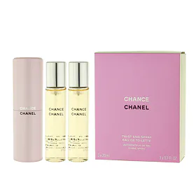 Chanel Chance EDT do napełniania 20 ml + EDT wkład 2 x 20 ml W