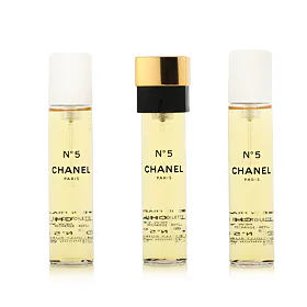 Chanel No 5 EDT 3 x 20 ml wkład do sprayu kieszonkowego W
