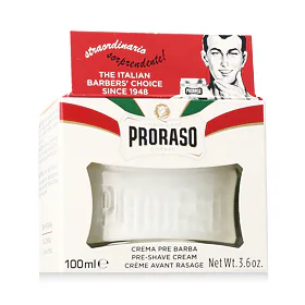 PRORASO White Pre-Shave Cream Preparat przed goleniem dla mężczyzn 100 ml
