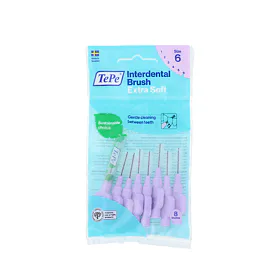 TePe Extra Soft szczoteczki międzyzębowe 6 fioletowe (1,1 mm) 8 szt.