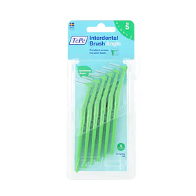 TePe Angle szczoteczki międzyzębowe 5 zielone (0,8 mm) 6 szt