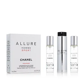 Chanel Allure Homme Sport EDC do napełniania 20 ml + EDC wkład 2 x 20 ml M