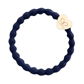 By Eloise London Gold Heart Gumka do włosów dla kobiet