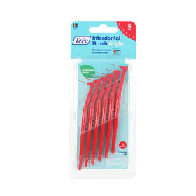 TePe Angle szczoteczki międzyzębowe 2 czerwone (0,5 mm) 6 szt
