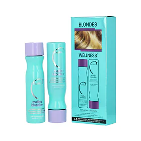 Malibu C Blondes Enhancing Wellness Collection Shampoo 266 ml + Conditioner 266 ml + saszetka 4 x 5 