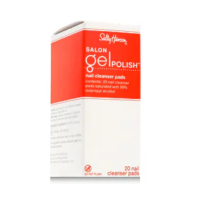 Sally Hansen Salon Gel Polish Nail Cleanser Pads Zmywacz do paznokci dla kobiet Zestaw