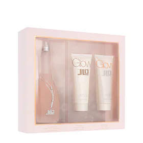 Jennifer Lopez Glow zestaw dla kobiet Woda toaletowa 100 ml + Żel pod prysznic 75 ml + Mleczko do ci