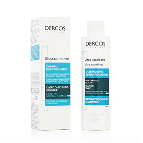 Vichy Dercos Ultra Soothing Dermatological Shampoo For Normal To Oily Hair 200 ml