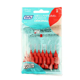 TePe Original szczoteczki międzyzębowe 2 czerwone (0,5 mm) 8 ks