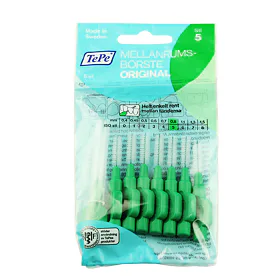 TePe Original szczoteczki międzyzębowe 5 zielone (0,8 mm) 8 ks