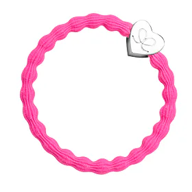 By Eloise London Silver Heart Gumka do włosów dla kobiet
