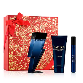 Carolina Herrera Bad Boy Cobalt EDP 100 ml + EDP MINI 10 ml + SG 100 ml M