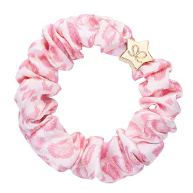 By Eloise London Silk Scrunchie Gold Star Gumka do włosów dla kobiet