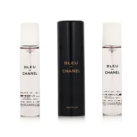 Chanel Bleu de Chanel Perfumy kieszonkowy spray do napełniania 20 ml + Perfumy wkład 2 x 20 ml M