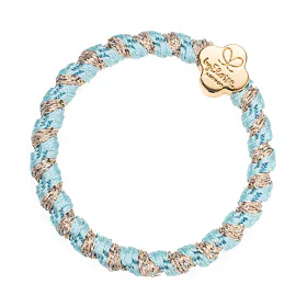 By Eloise London Woven Gold Quatrefoil Gumka do włosów dla kobiet