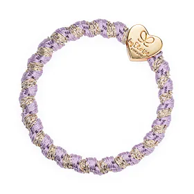 By Eloise London Woven Gold Heart Gumka do włosów dla kobiet