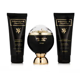 Afnan Souvenir Desert Rose zestaw dla kobiet Woda perfumowana 100 ml + Żel pod prysznic 100 ml + Mle
