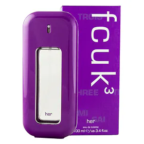 FCUK FCUK 3 for Her Woda toaletowa dla kobiet 100 ml