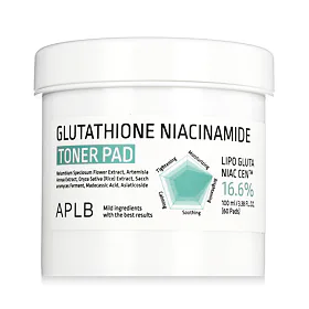 APLB Glutathione Niacinamide Toner Pad Wody i spreje do twarzy 60 szt