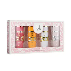 Lattafa Yara zestaw dla kobiet Woda perfumowana Yara 25 ml + Woda perfumowana Yara Candy 25 ml + Wod