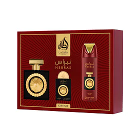 Lattafa Pride Nebras zestaw  Woda perfumowana 100 ml + Woda perfumowana 20 ml + Dezodorant 200 ml