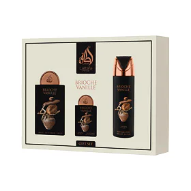 Lattafa Pride Brioche Vanille zestaw  Woda perfumowana 100 ml + Woda perfumowana 20 ml + Dezodorant