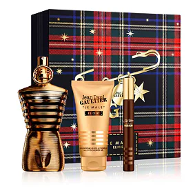 Jean Paul Gaultier Le Male Elixir zestaw dla mężczyzn Perfumy 125 ml + Perfumy MINI 10 ml + Żel pod