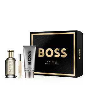 HUGO BOSS Boss Bottled Zestaw woda perfumowana 100 ml + woda perfumowana 10 ml + żel pod prysznic 10