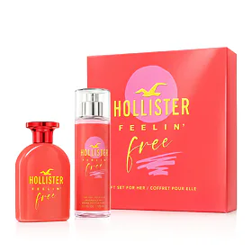 Hollister Feelin' Free Zestaw woda perfumowana 50 ml + mgiełka do ciała 125 ml