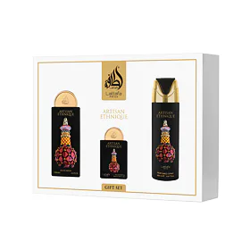 Lattafa Pride Artisan Ethnique zestaw  Woda perfumowana 100 ml + Woda perfumowana 20 ml + Dezodorant