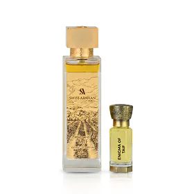 Swiss Arabian Enigma of Taif zestaw  Ekstrakt perfum 100 ml + Olejek perfumowany 12 ml