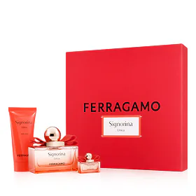 Ferragamo Signorina Unica Zestaw woda perfumowana 100 ml + mleczko do ciała 50 ml + woda perfumowana