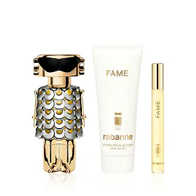 Paco Rabanne Fame zestaw dla kobiet Woda perfumowana 50 ml + Woda perfumowana 10 ml + Mleczko do cia