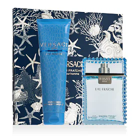 Versace Man Eau Fraîche zestaw dla mężczyzn Woda toaletowa 100 ml + Żel pod prysznic 75 ml