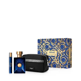 Versace Pour Homme Dylan Blue Zestaw Edt 100 ml + Edt 10 ml + Kosmetyczka